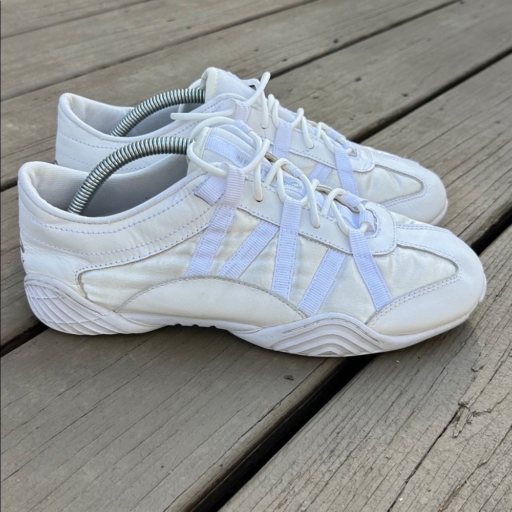 Nfinity Evolution Leather/Sateen White Cheer Shoe… - image 2